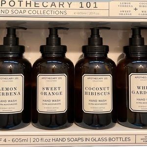 Apothecary 101 Hand Soap Collections, lemon verbena - sweet orange - coconut hib